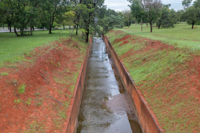 Direct Rainwater Away from Buildings and Other Structures!